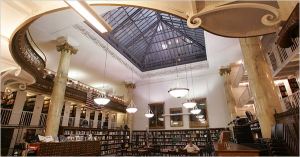 The library in our new office building, the General Society of Mechanics and Tradesmen on W. 44 Street.