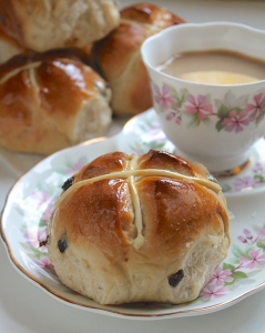 A perfect treat: Hot Cross Buns and Tea