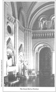 The Grand Hall at Penrhyn Castle from the 1993 Royal Oak Winter newsletter