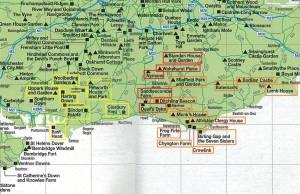 West Sussex Map