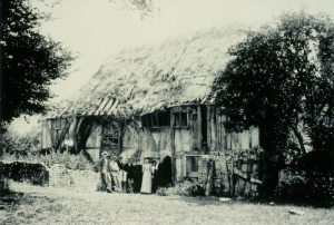 Alfriston Clergy House in 1894, shortly after the NT first acquired it