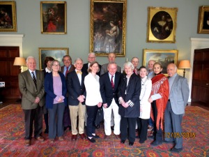 The Garden Tour group at Castle Coole, Northern Ireland with Lord Belmore