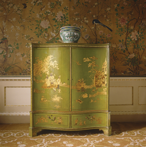 Part of a suite of chinoiserie furniture supplied for the State Apartment by Thomas Chippendale in 1771.
