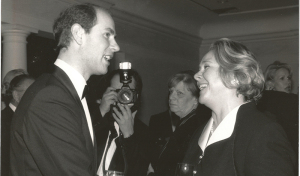 Nell with HRH Prince Edward at a Royal Oak event.