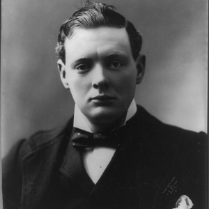 Sir Winston Churchill as a young man