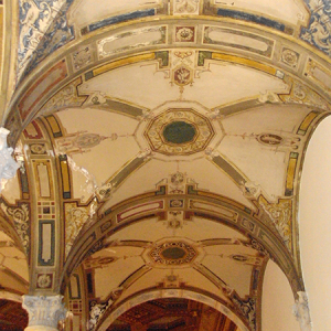 Detail of archways in Burden mansion