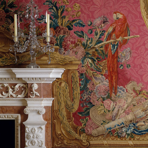 Detail of Croom Court tapestry room