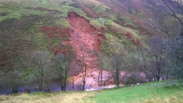 mpressive when seen from afar. The red soils flowing into the Nant Ddu river. But change has always happened. Is it accelerating?