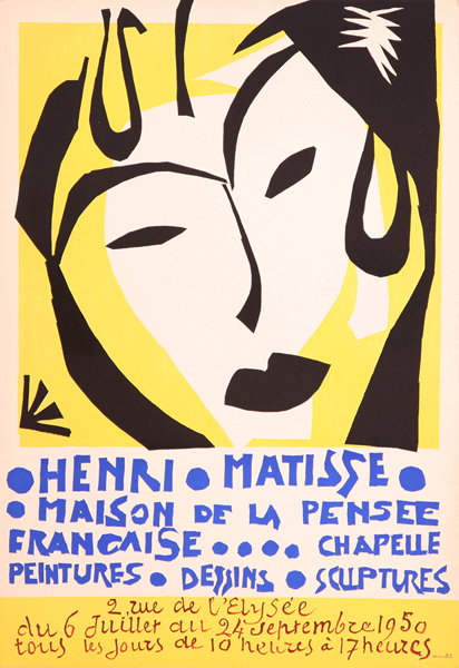 Henri Matisse, Maison de la Pensée Française, 1950