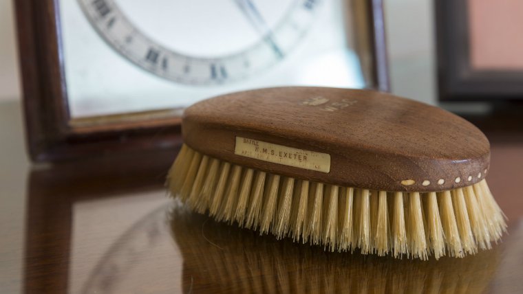 Winston Churchill's hairbrush is simply irreplaceable. National Trust/Chris Lacey