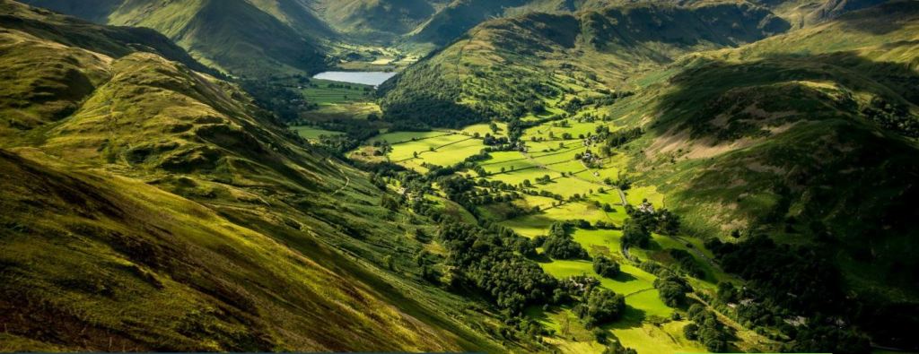 Patterdale Valley exemplifing World Heritage Site Outstanding Universal Value 'Identity' National Trust Images John Malley