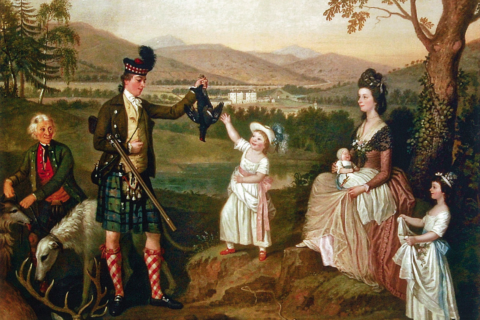 David Allen 4th Duke of Atholl and Family 1780