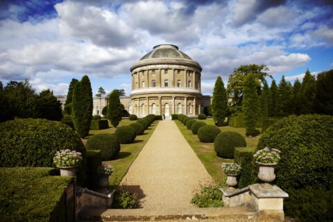View through the Italianate Garden to the Rotunda at Ickworth, Suffolk ©National Trust Images/Arnhel de Serra