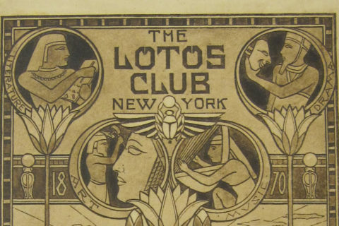 Lotos club book plate