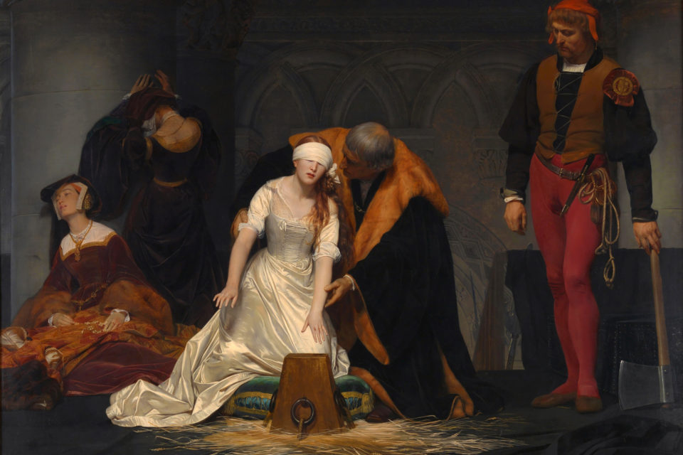 Paul Delaroche, The Execution of Lady Jane Grey, 1834 ©The National Gallery, London