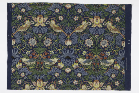 Textile, Strawberry Thief, designed 1883, Made by Morris & Co.; cotton; Gift of Cowtan & Tout, Inc.; Cooper Hewitt, Smithsonian Design Museum