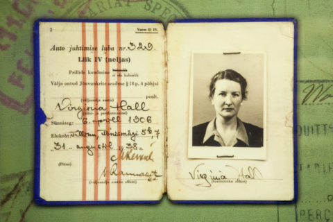 Virginia Hall's Estonian Drivers License. The Central Intelligence Agency