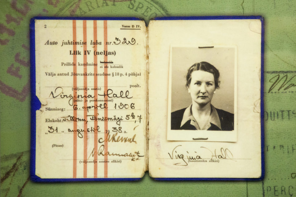 Virginia Hall's Estonian Drivers License. The Central Intelligence Agency
