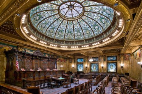 Appellate Court Building, New York stained glass