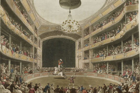 Astley's Amphitheatre, 1808 © The British Library Board