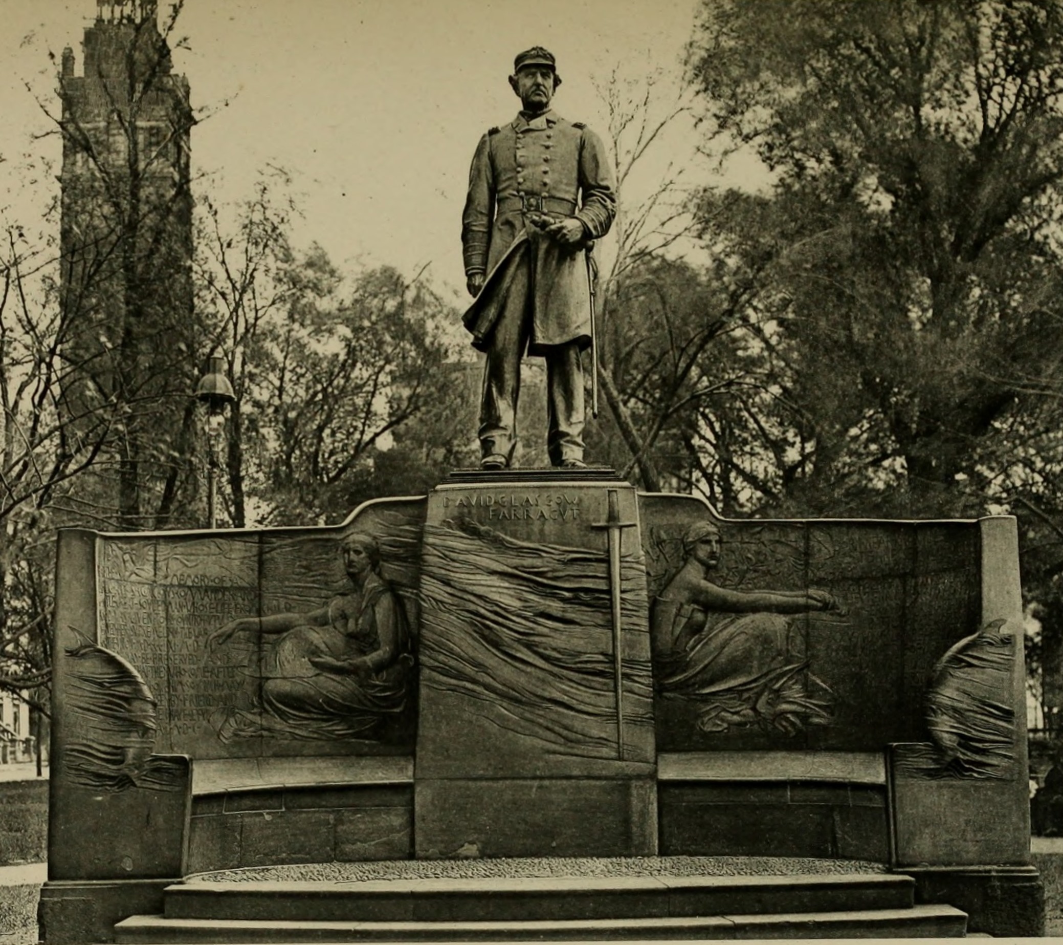 Augustus Saint Gaudens, Admiral David Glasgow Farragut Monument, 1097