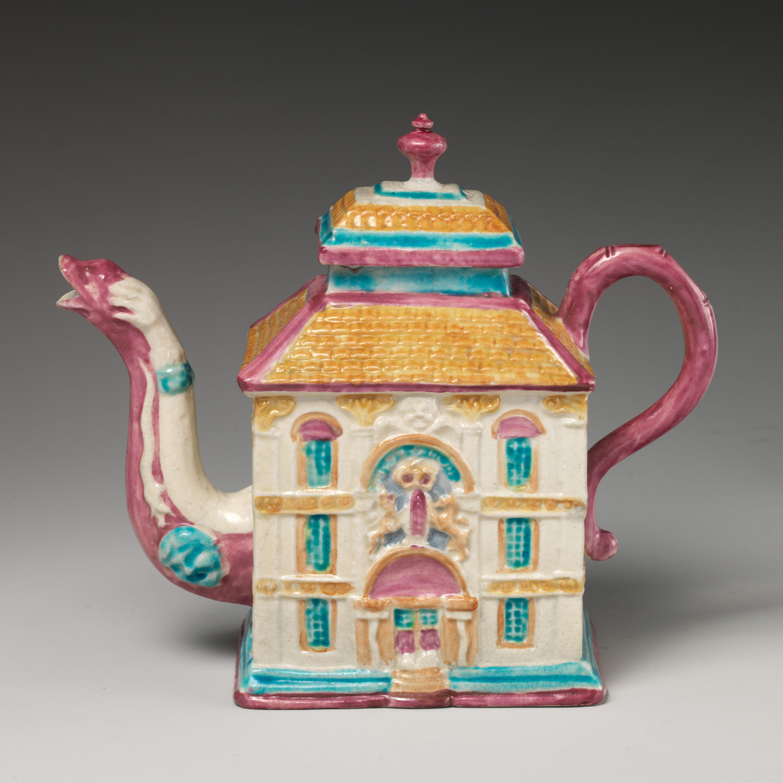 British, Staffordshire. Teapot, ca. 1755. The Metripolitan Museum of Art, New York