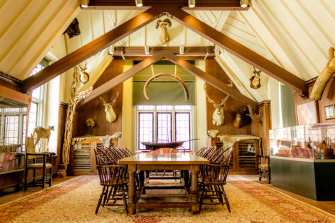 Explorers Club, New York, Trophy Room. Photo David Wolsky for The Explorers Club