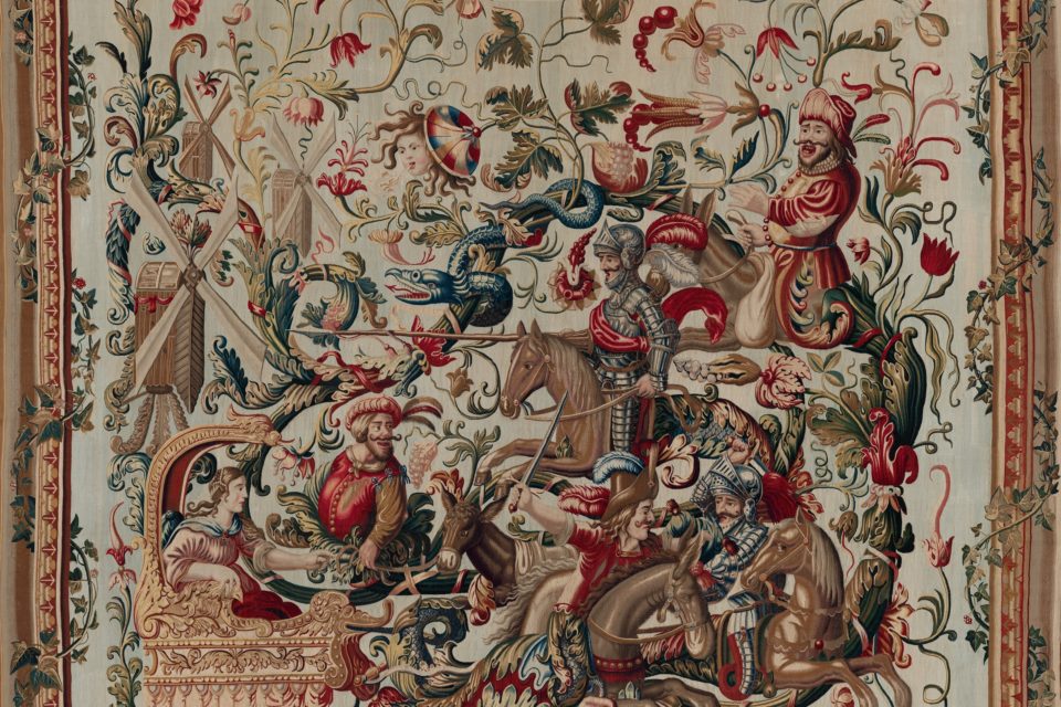 Francis Poyntz, Don Quixote Tilting at Windmills, before 1677. The Metropolitan Museum of Art, New York