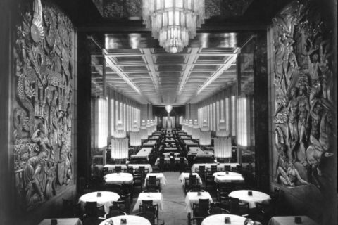 SS Normandie interior, 1935