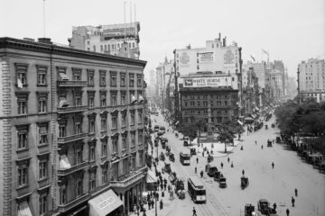 Madison Square from the Flatiron Building, c. 1905, Detroit Publishing Company