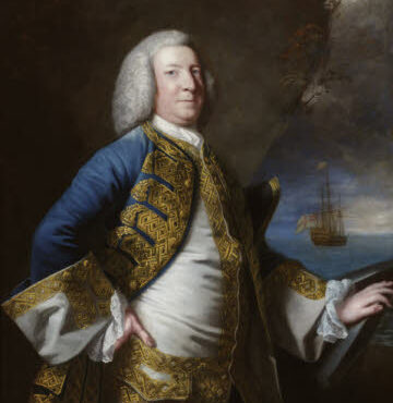 Admiral Sir George Anson, by Sir Joshua Reynolds at Shugborough, Staffordshire