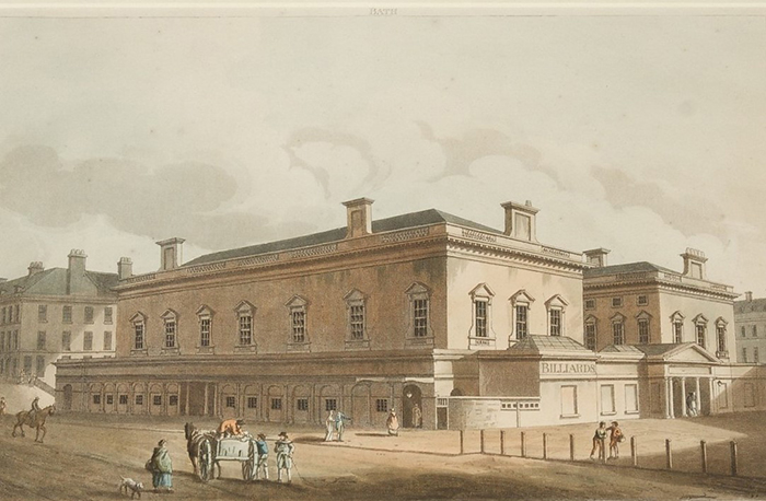 Assembly Rooms, Bath, by John Claude Nattes (c.1765 - 1839), credit National Trust Images/Simon Harris