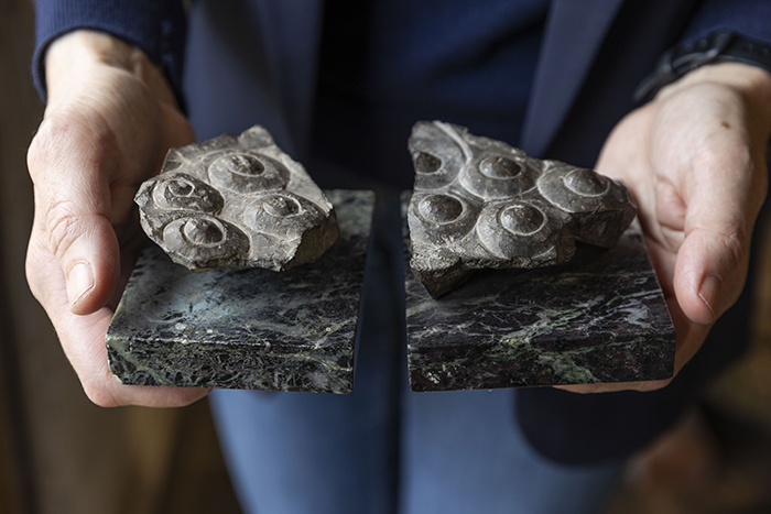 Pieces of sculpture from the ancient palace of Persepolis, given by Vita Sackville-West to Harold Nicolson and Virginia Woolf ©National Trust Images/James Beck