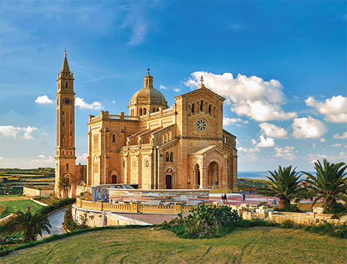 The Basilica of the National Shrine of the Blessed Virgin of Ta' Pinu at Gozo, Malta 