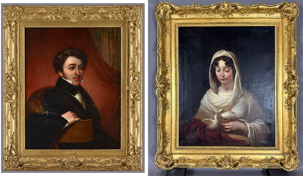 Portraits of Thomas Molyneux-Seel and Agnes Bedingfeld 