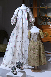 A selection of dresses on display. © National Trust Images/Steve Haywood