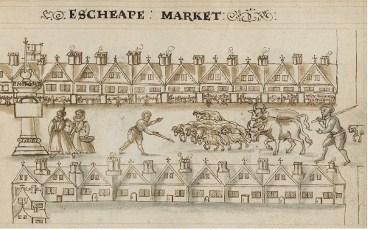 Drawing of Escheape Market