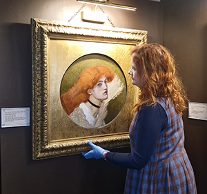Portrait of Jane Burden, Mrs William Morris, by Dante Gabriel Rossetti. © National Trust/Libby Taylor